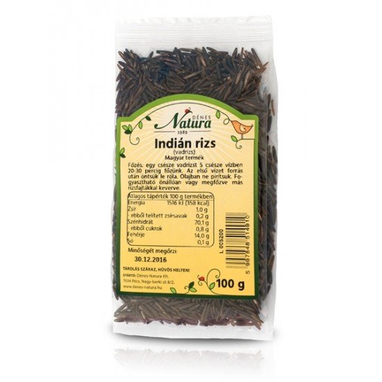 Natura indián rizs /Vadrizs/ 100g 