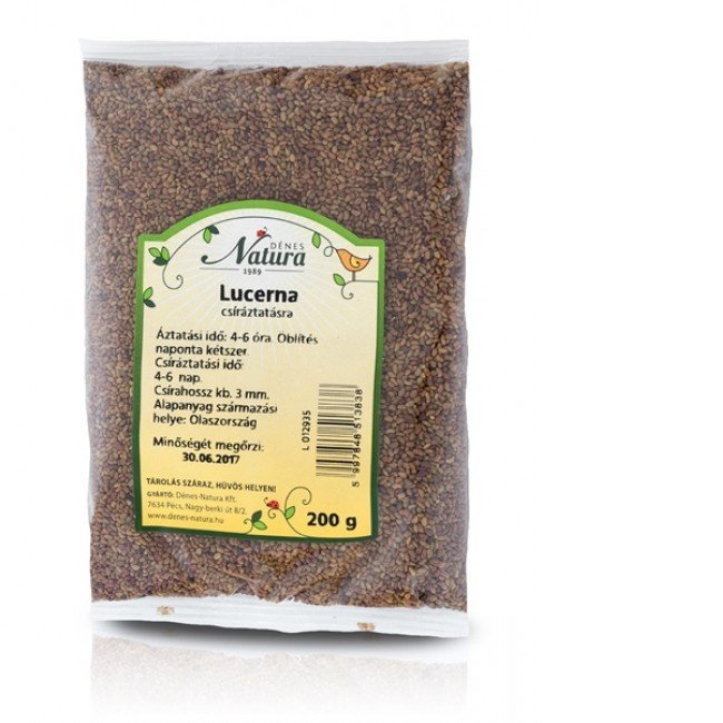 Natura lucerna csíráztatásra 200g Natura lucerna csíráztatásra 200g
