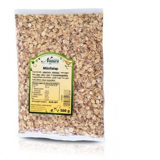 Natura müzlialap 6 összetevős 500g 