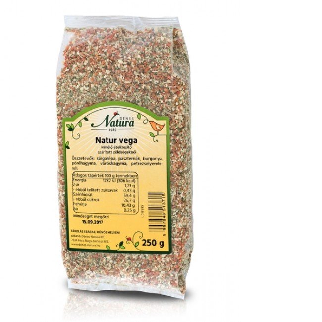 Natura natur vega szárított zöldségmix 250g 