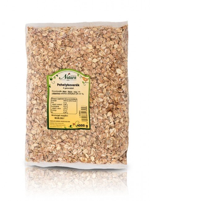 Natura pehelykeverék 4gabonából 1000g