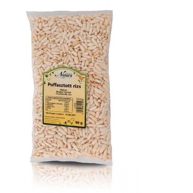 Natura puffasztott rizs 90g