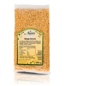 Natura sárga lencse 250g 
