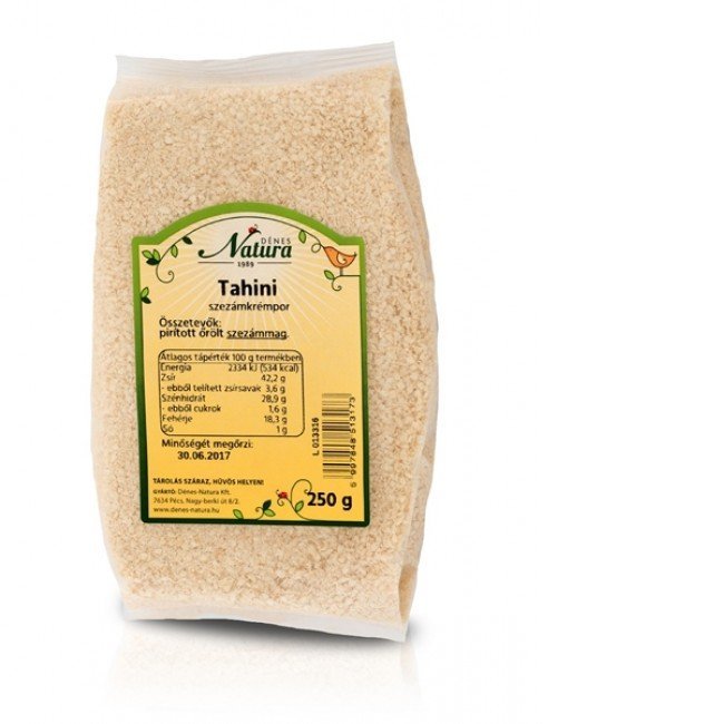 Natura tahini szezámkrémpor 250g Natura tahini szezámkrémpor 250g