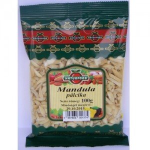 Naturfood blansírozott mandula pálcika 100g