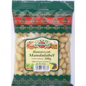 Naturfood blansírozott mandulabél 100g