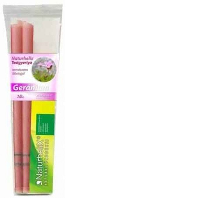 Naturhelix fülgyertya geránium 2db