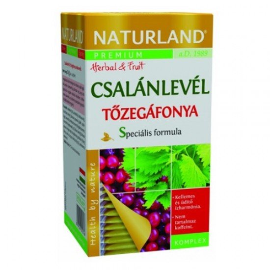 Naturland tea csalánlevél-tőzegáfonya 20filter