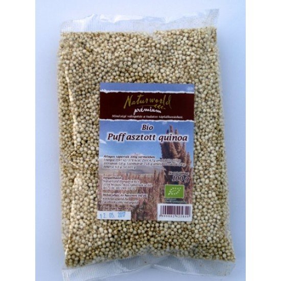Naturworld bio puffasztott quinoa 100g