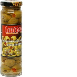 Hutesa Olajbogyó zöld magozott paprikakrémmel töltve 156ml