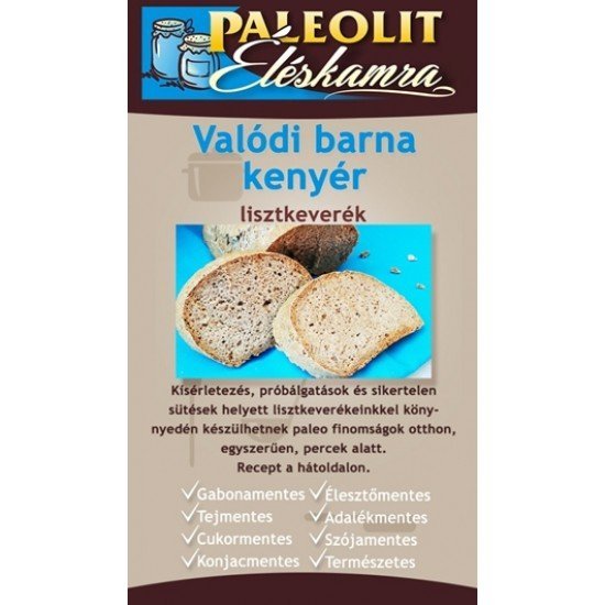 Paleolit éléskamra valódi barna kenyér lisztkeverék 235g Paleolit éléskamra valódi barna kenyér lisztkeverék 235g