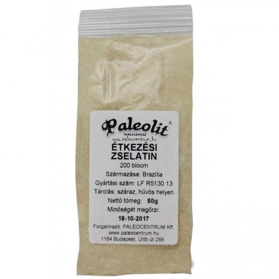 Paleolit étkezési zselatin 50g Paleolit étkezési zselatin 50g