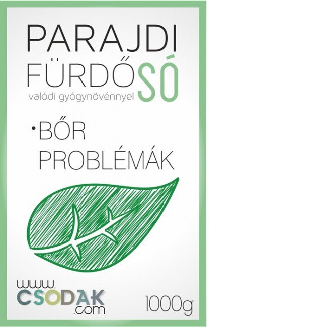Parajdi fürdősó valódi gyógynövényekkel-bőr problémák kezelése 1000g