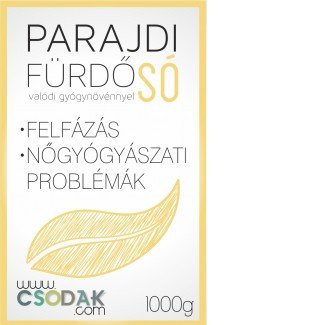Parajdi fürdősó valódi gyógynövényekkel-felfázás és nőgyógyászati problémák 1000g