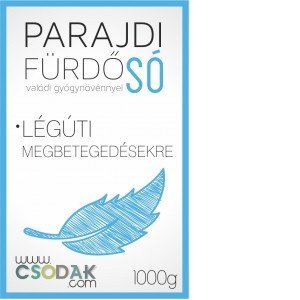 Parajdi fürdősó valódi gyógynövényekkel-légúti megbetegedések 1000g