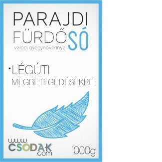 Parajdi fürdősó valódi gyógynövényekkel-légúti megbetegedések 1000g