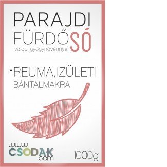 Parajdi fürdősó valódi gyógynövényekkel-reuma-ízületi bántalmak 1000g