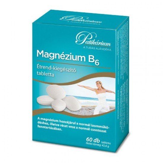 Patikárium magnézium b6 tabletta 60db Patikárium magnézium b6 tabletta 60db