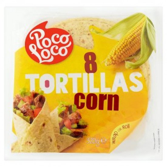 Poco loco 8 tortilla kukoricalisztből 320g