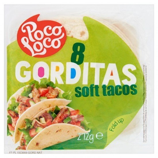Poco loco tortilla gorditas lágy 272g