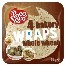 Poco loco tortilla teljes kiörlésű 245g