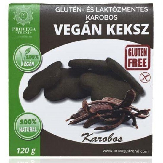 Provega trend gluténmentes karobos vegán keksz 120g