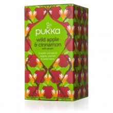 Pukka organic wild apple cinnamon ginger bio bodza tea 20x2g 40g