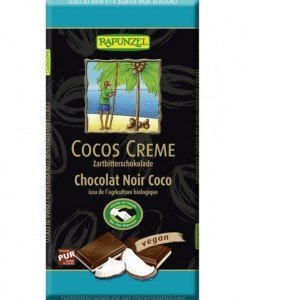 Rapunzel bio félédes csoki kókuszkrémes 100g