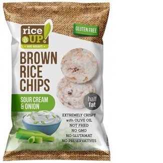 Rice up rizs chips hagymás-tejfölös 60g