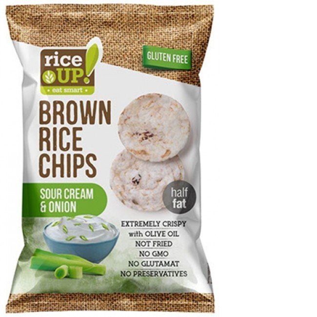 Rice up rizs chips hagymás-tejfölös 60g