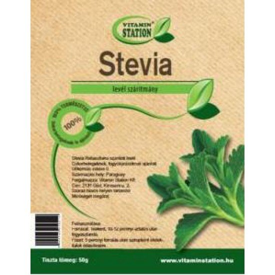 Vitamin station Stevia Levél 50 g