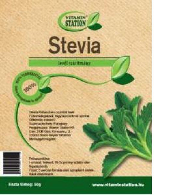 Vitamin station Stevia Levél 50 g