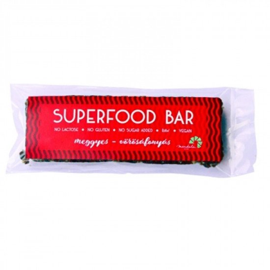 Superfood bar meggyes-vörösáfonyás 90g