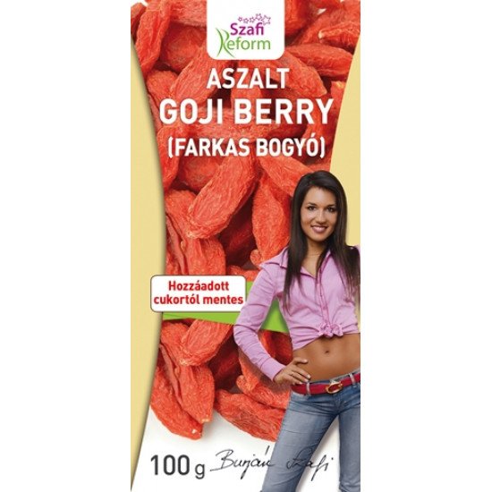 Szafi Reform aszalt goji bery 100g Szafi Reform aszalt goji bery 100g