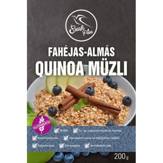 Szafi free fahéjas-almás quinoa müzli 200g