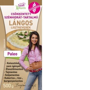 Szafi reform gluténmentes csökkentett szénhidrát tartalmú paleo lángos lisztkeverék 500g Szafi reform gluténmentes csökkentett szénhidrát tartalmú paleo lángos lisztkeverék 500g