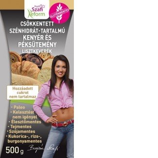 Szafi reform szénhidrát csökkentett kenyér lisztkeverék 500g
