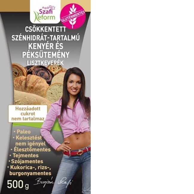 Szafi reform szénhidrát csökkentett kenyér lisztkeverék 500g
