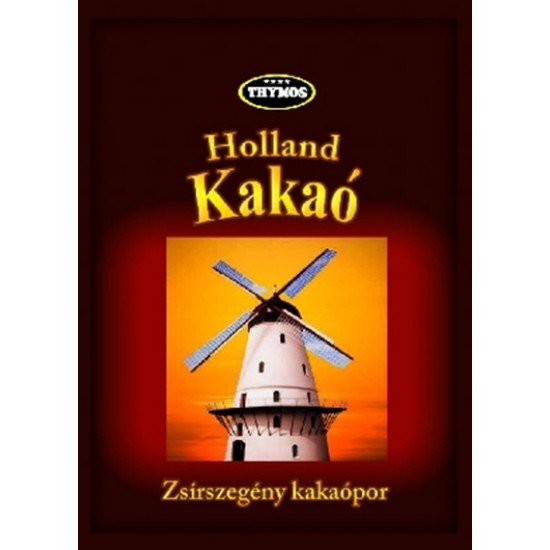 Thymos marco polo holland kakaó zsírszegény 10-12% 100g