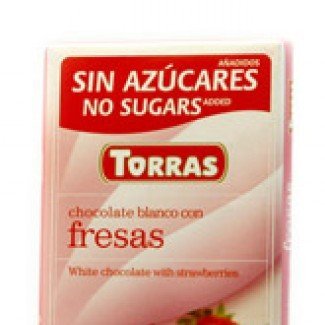 Torras fehércsokoládé epres 75g