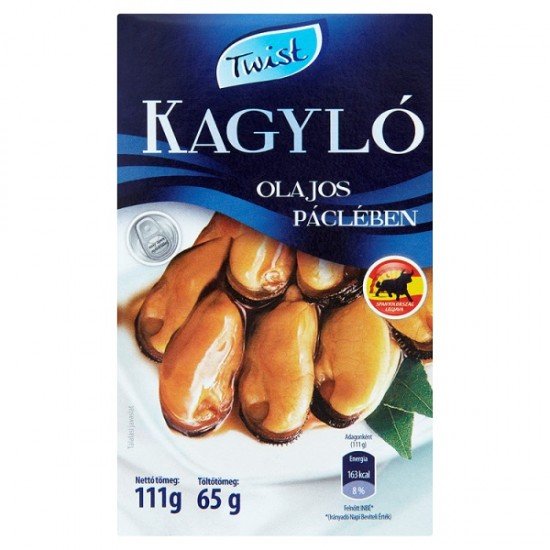 Twist kagyló olajos páclében 111g