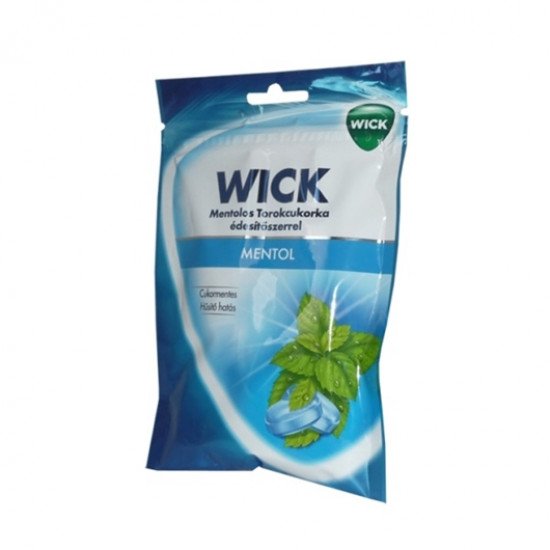 Wick mentolos torokcukor édesítőszer 72g