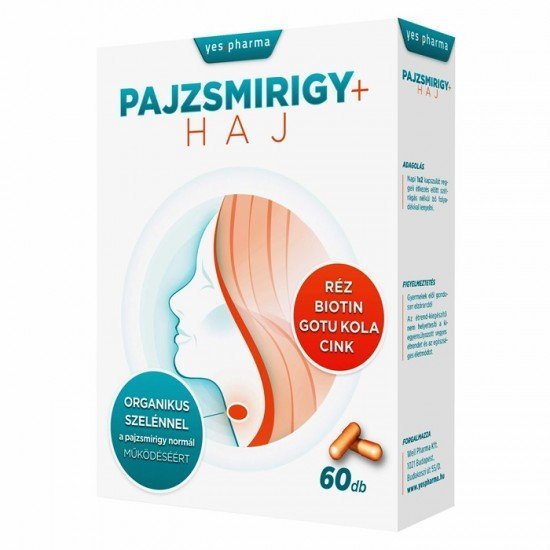 Yespharma pajzsmirigy+haj kapszula 60db