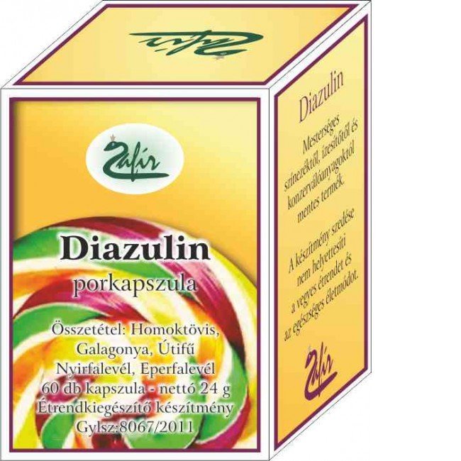 Zafir diazulin porkapszula 60db
