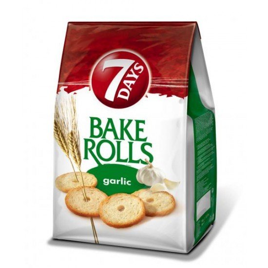 Bake rolls kétszersült fokhagymás 102077 80g