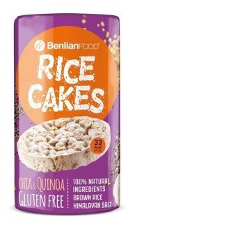Benlian gluténmentes puffasztott rizs chia és quinoa maggal 100g