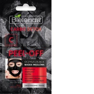 Bielenda CARBO DETOX - Carbon maszk Peel off 2x6g