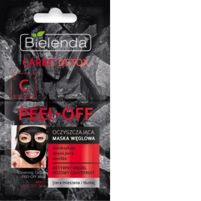 Bielenda CARBO DETOX - Carbon maszk Peel off 2x6g