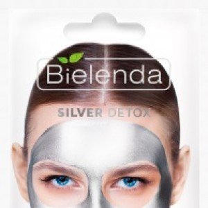 Bielenda SILVER DETOX - Méregtelenítő pakolás/maszk vegyes és zsíros bőrre 8g
