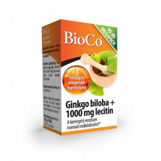 Bioco ginkgo biloba+Lecitin kapszula 90db
